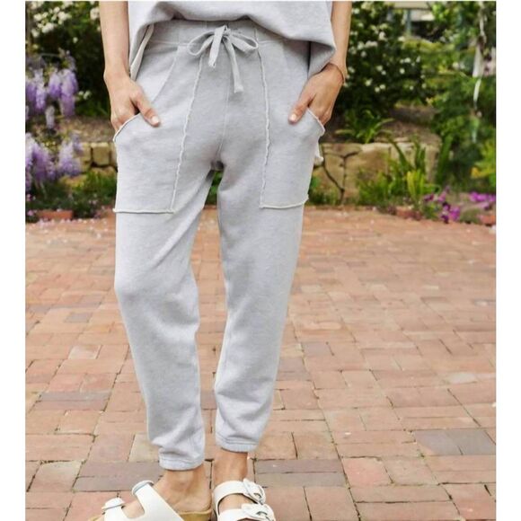 Frank & Eileen EAMON Triple Fleece Jogger in Grey Melange...